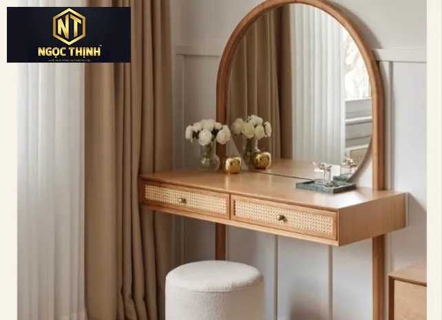 BÀN TRANG ĐIỂM ĐƠN GIẢN NHỎ GỌN - BTĐ013